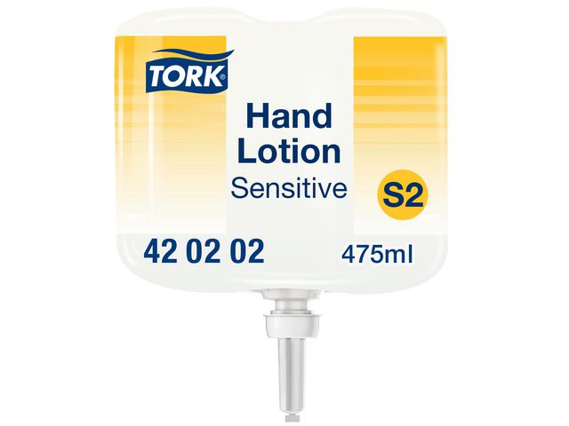 Tork Handlotion S2 Sensitive 475ml, flaska om 475 ml