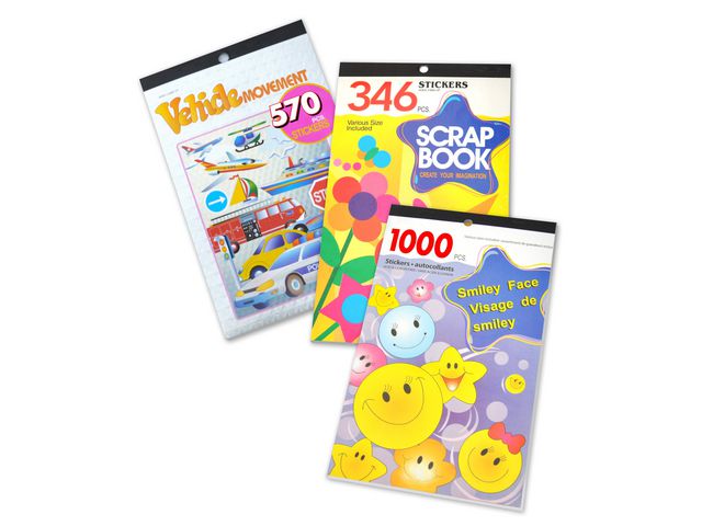 PLAYBOX Stickers sorterade motiv, fp om 1900 st