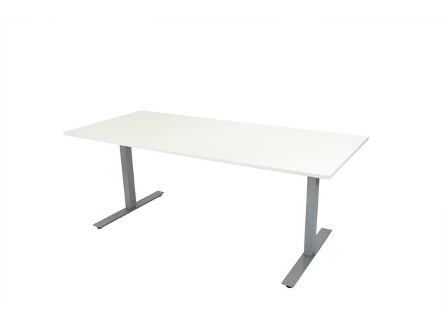 LANAB DESIGN Sitt och Ståbordsstativ Basic Silvergrå, st