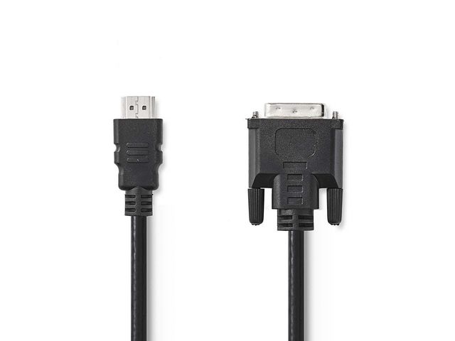 NEDIS Kabel HDMI Ha - DVI Ha 2m, st