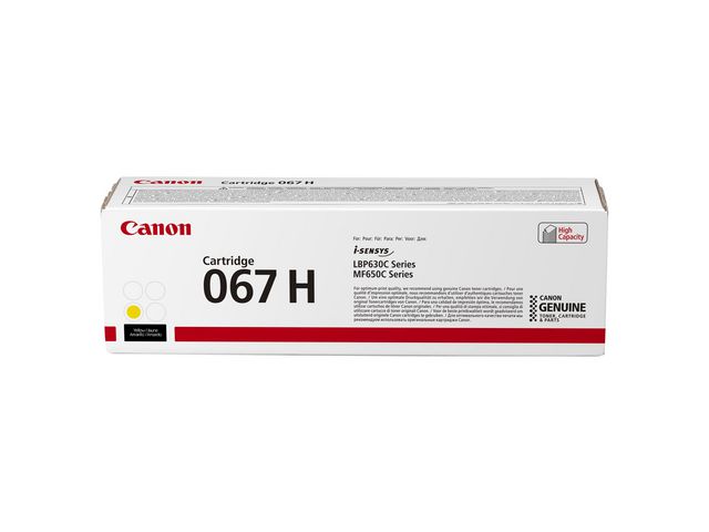 Canon Toner 067H 2,35K gul, st