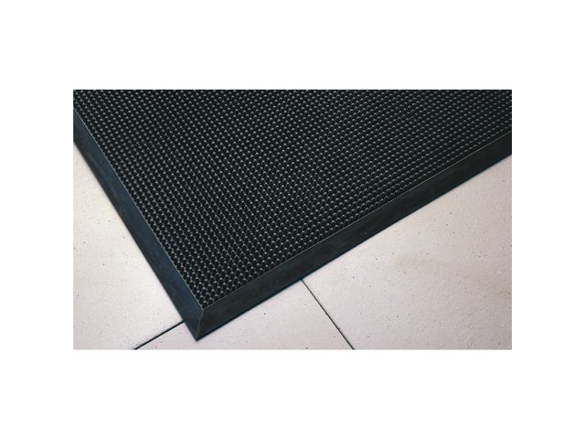 Matting Entrématta Rubett 81x99cm svart, st