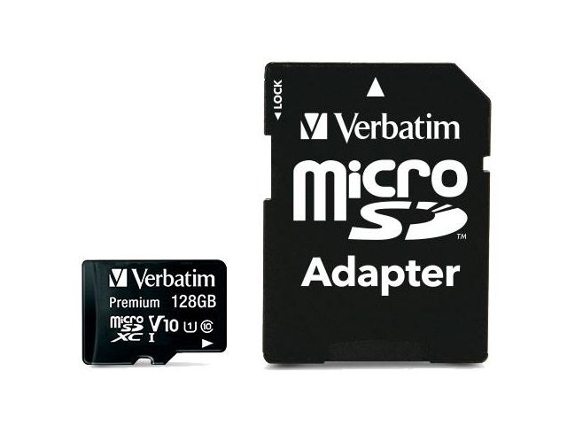 Verbatim Minneskort Micro SDXC 128GB C10, st