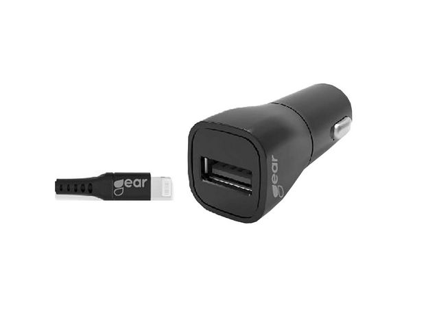 Gear by Carl Douglas Laddare Bil 1xUSB 2,4A Lightning 1m, st