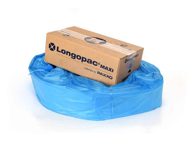 LONGOPAC Kassett Maxi 30my 110m blå, rulle om 110 m