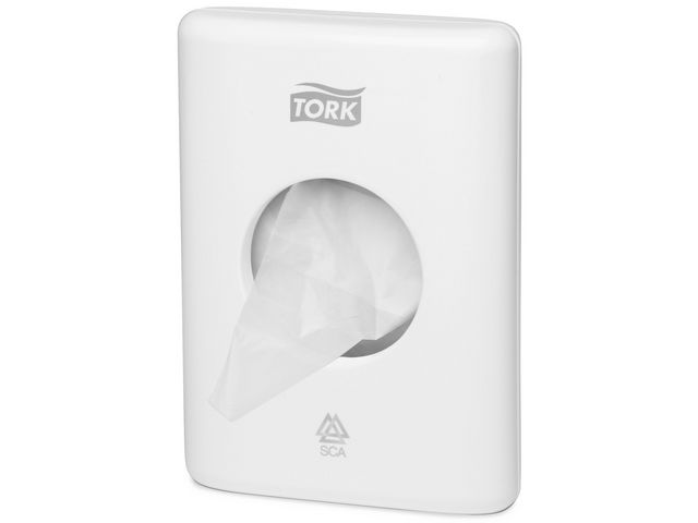 Tork Sanitetspåshållare B5 vit, st