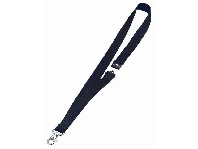 Durable Textilband svart karbinhake, fp om 10 st