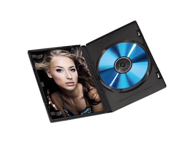 Hama CD/DVD-Fodral Svart, fp om 5 st