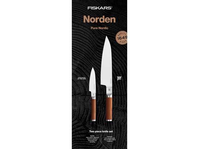 Fiskars Knivset Norden 2 delar, set om 2 st