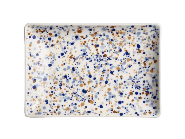 i iittala Tallrik Helle 15x21 blåbrun, st