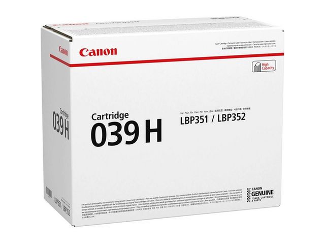 Canon Toner Toner CRG 039 HC Sort, st