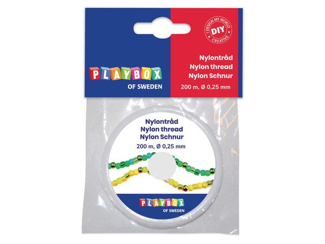 PLAYBOX Nylontråd 200 m, st