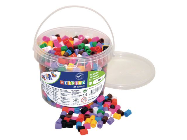 PLAYBOX Maxipärlor mix, fp om 950 st
