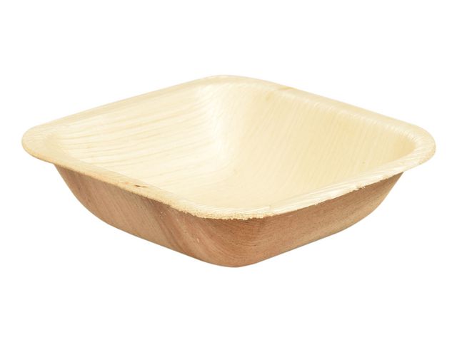 PAPSTAR Skål Palmblad 100ml 10x10x3cm, fp om 25 st