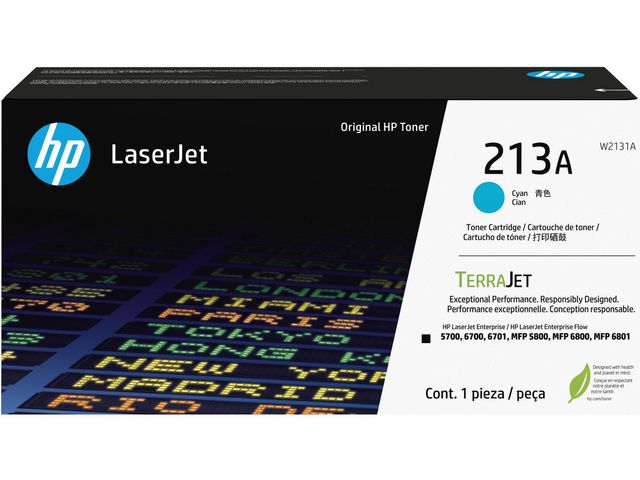 HP Toner W2131A 213A 3K cyan, st