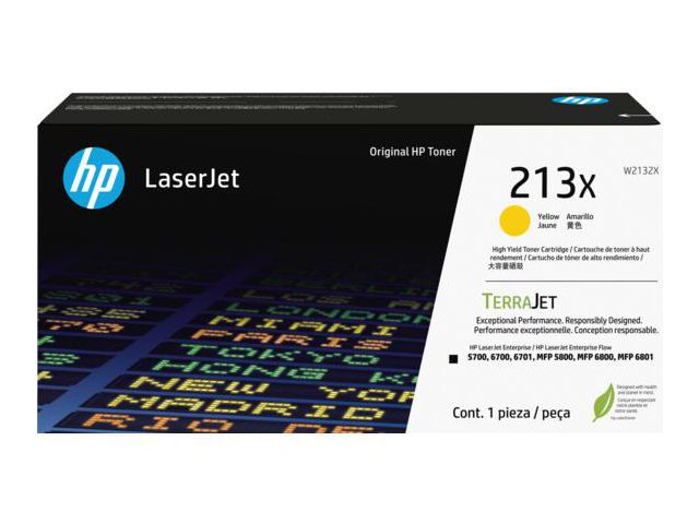 HP Toner W2132X 213X 6K gul, st