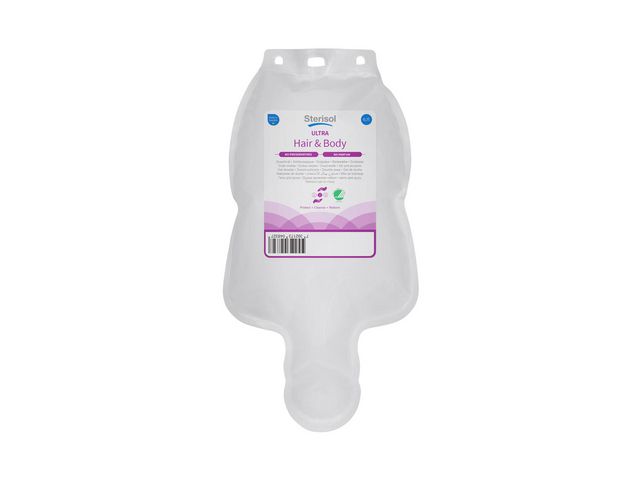 Sterisol Duschtvål Ultra Hair & Body oparfymerad 700ml, flaska om 700 ml