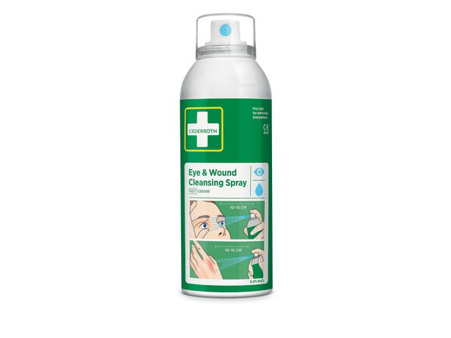 Cederroth Ögon & sårrengöringsspray 150ml, flaska om 150 ml