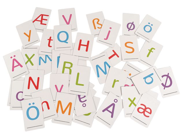 MyPauze® Magnetiska bokstäver 9x14cm 65/fp, fp om 65 st