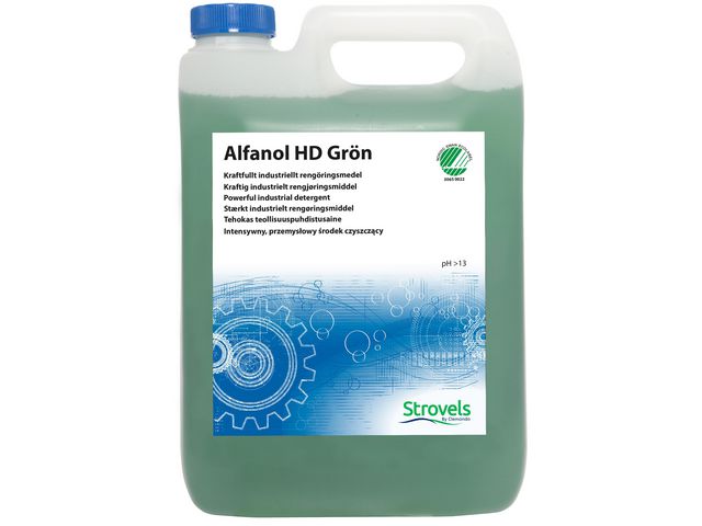 Strovels Grovrent Alfanol HD Grön 5l, flaska om 5 l