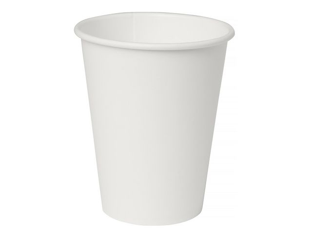 BioPak Mugg papper 35cl vit, fp om 50 st
