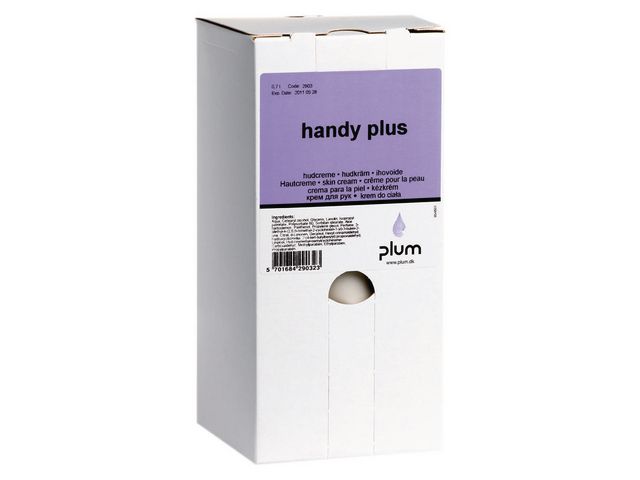 Plum Handcreme Handy Plus kassett 700ml, flaska om 700 ml