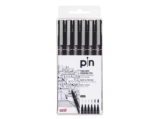 Uni-Ball Finliner UNI PEN 6/fp, fp om 6 st