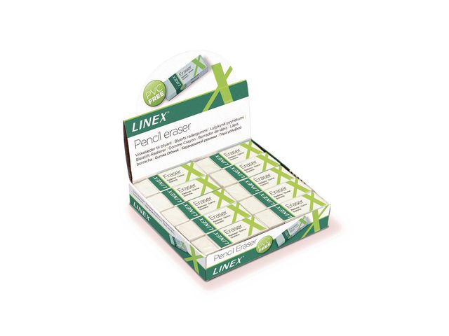 Linex Radergummi LINEX  63x25x12mm, fp om 20 st