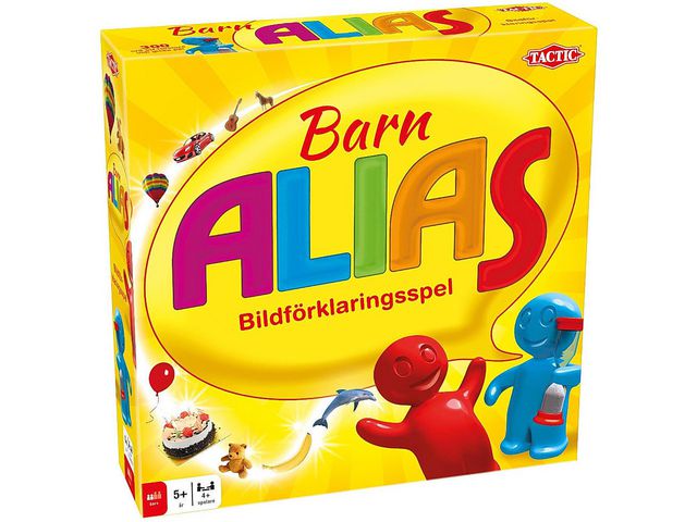 TACTIC Alias för barn, kortspel, 4 eller fler spelare, st