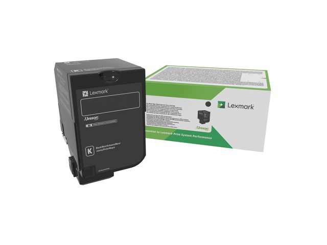 Lexmark Toner 74C2HKE Svart, st