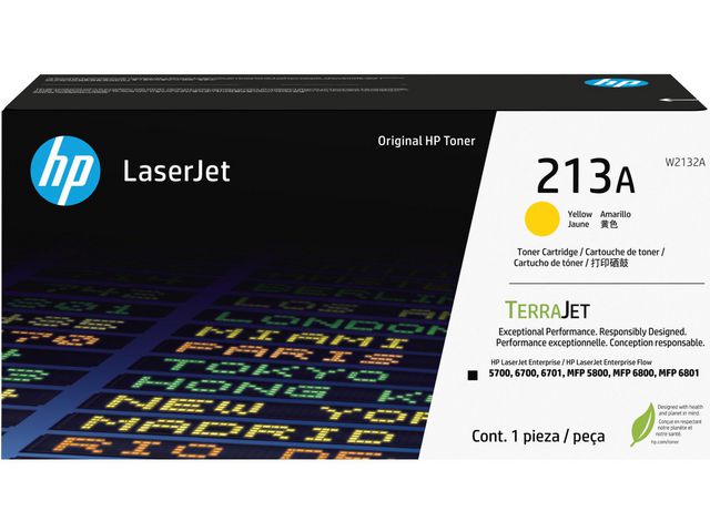 HP Toner W2132A 213A 3K gul, st