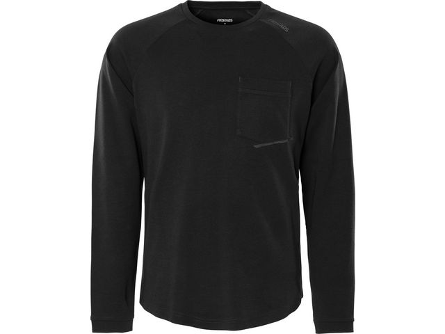 FRISTADS T-shirt heavy LÄ 7821 GHT svart 2XL, st