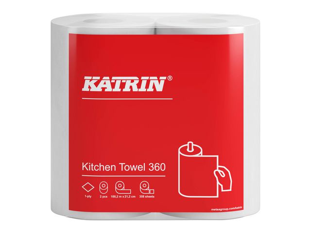KATRIN Hushållspapper KATRIN 360, krt. om 6 x 2 rullar