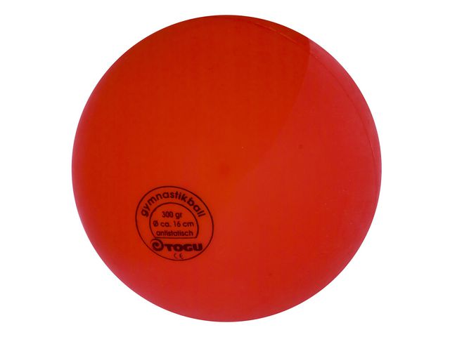 Gymnastikboll, uppblåsbar, PVC, 160 mm, röd, st
