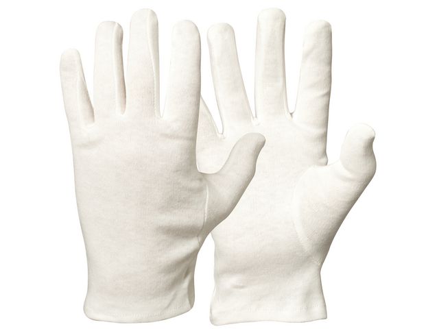 GranberG Textilhandske 0450 vit 26cm L/XL, fp om 12 x 2 st