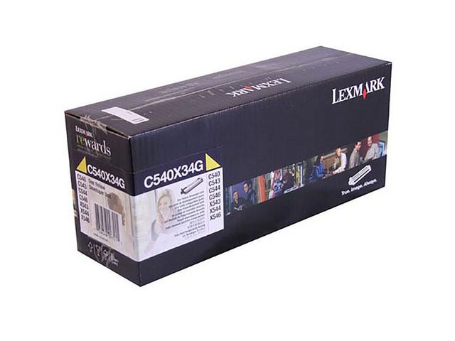 Lexmark Framkallningssats, gul, C540X34G, st
