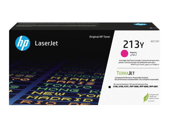 HP Toner W2133Y 213Y 12K magenta, st