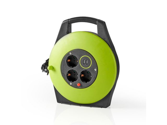 NEDIS Kabelvinda 10m + USB, st