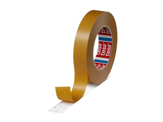 tesa® Dubbelfätande tejp, icke-vävd, genomskinlig, 25 mm x 50 m, 51570, rulle om 50 m