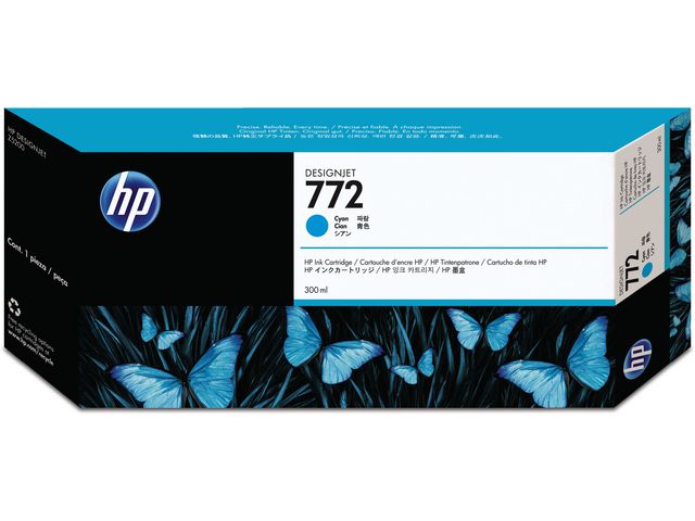 HP Bläckpatron CN636A 772 Cyan, st