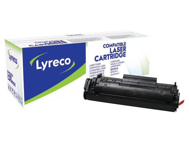 Lyreco Toner HP Q2612A Svart 2000 sidor, st
