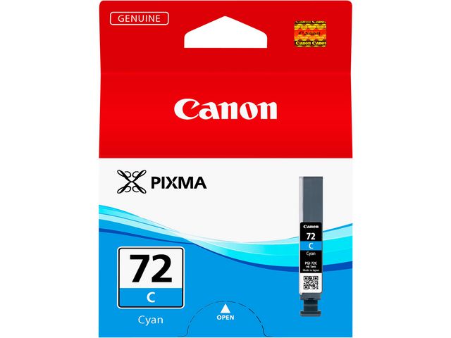 Canon Bläckpatron, 72C, cyan, singelförpackning, 6404B001, st