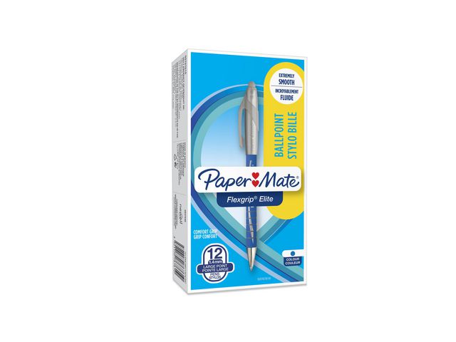 Paper Mate Kulpenna, Flexgrip® Elite, blå, 1,4 mm, st