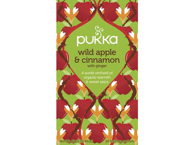 pukka Te Wild Apple Cinnamon, fp om 20 st