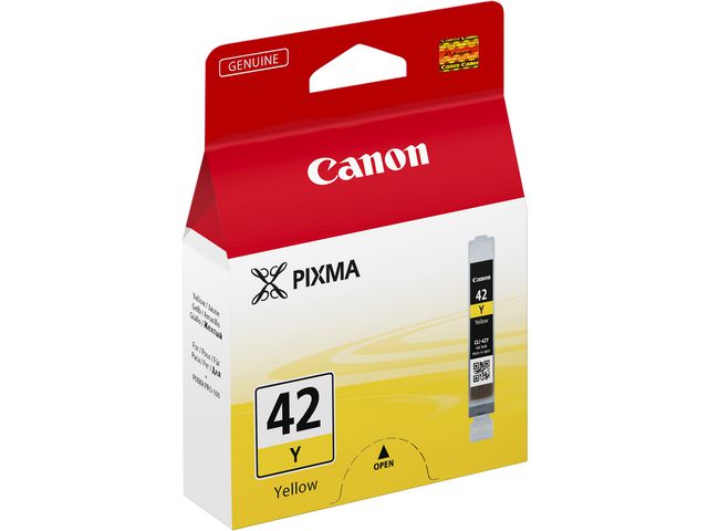 Canon Bläckpatron, PIXMA 42Y, ChromaLife100, gul, singelförpackning, 6387B001, st