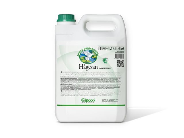 GIPECO Sanitetsrengöring Hågesan 5l, flaska om 5 l