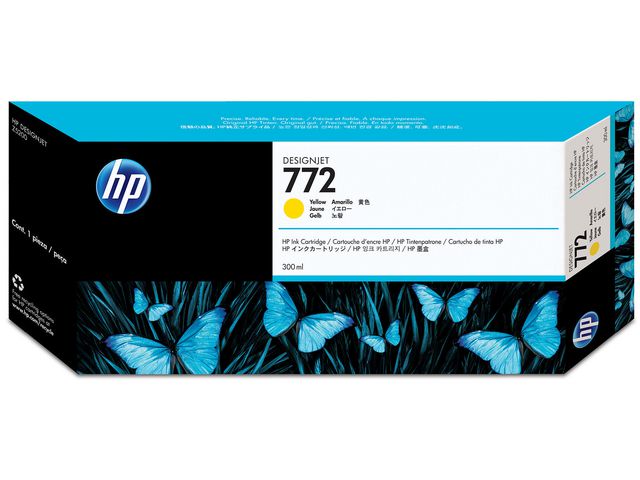 HP Bläckpatron CN630A 772 Gul, st