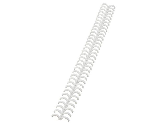 GBC Plastspiral Clickbind 8mm vit 50/FP, fp om 50 st