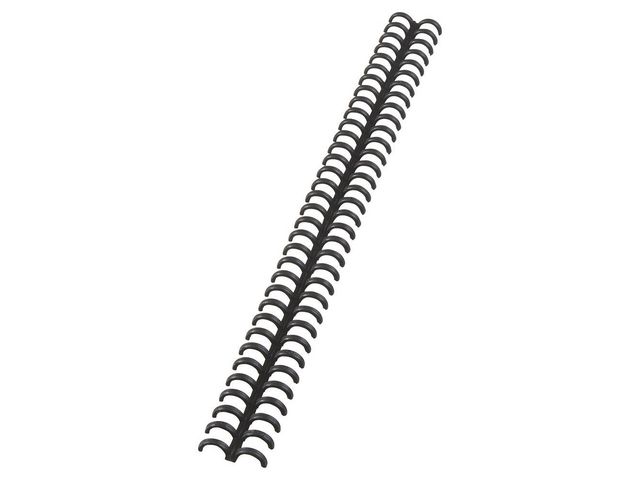 GBC Plastspiral Clickbind 8mm sv. 50/FP, fp om 50 st