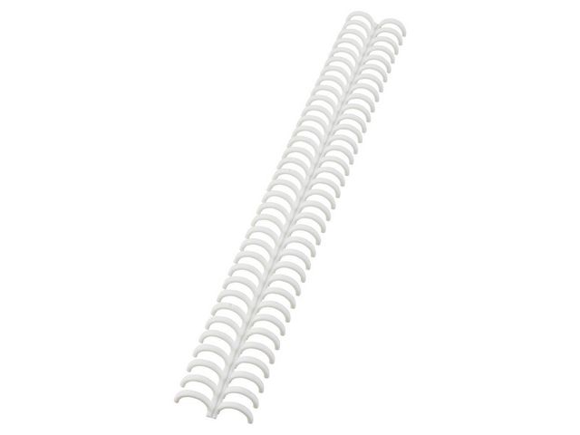 GBC Plastspiral Clickbind 12mm vit 50/FP, fp om 50 st